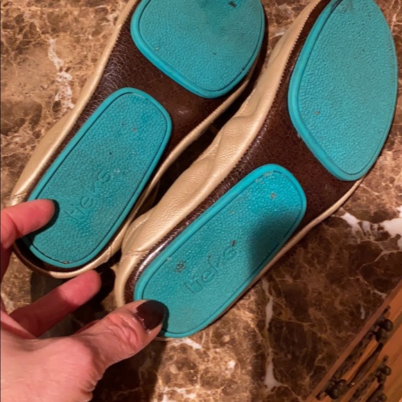 Tieks ballet flats limited release champagne - Picture 2 of 9